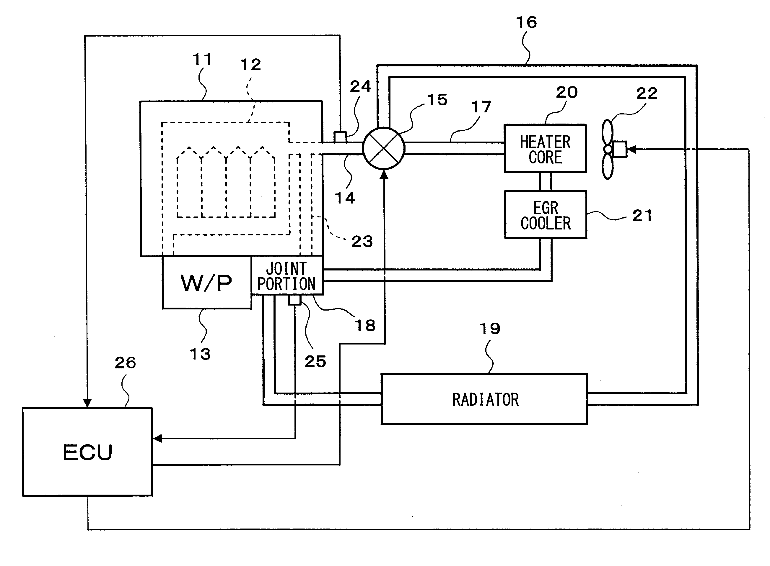 Cooling device for internal combustion engine