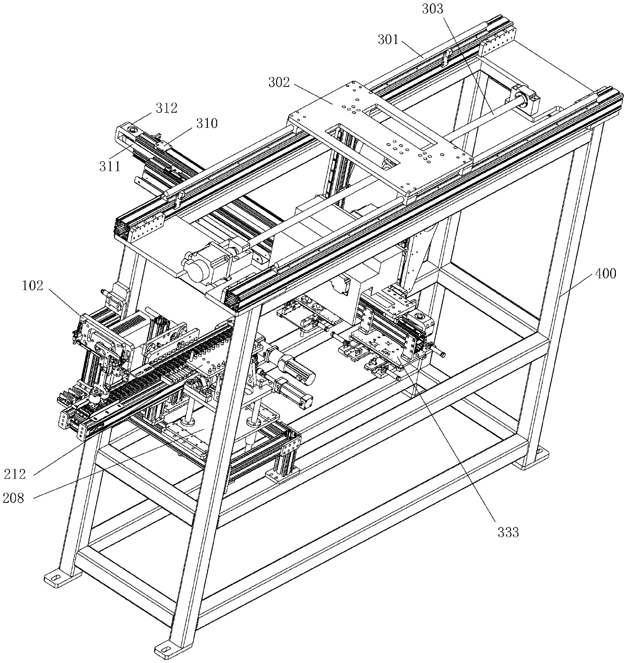 Automation tube shoulder injection equipment