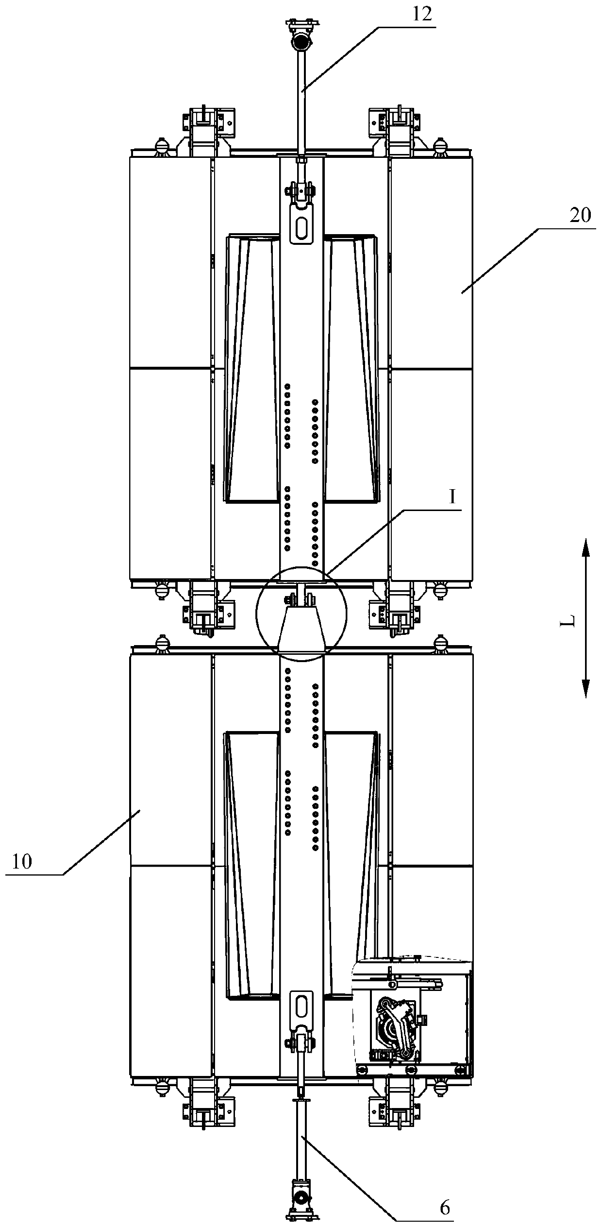 Steel rail grinding trolley