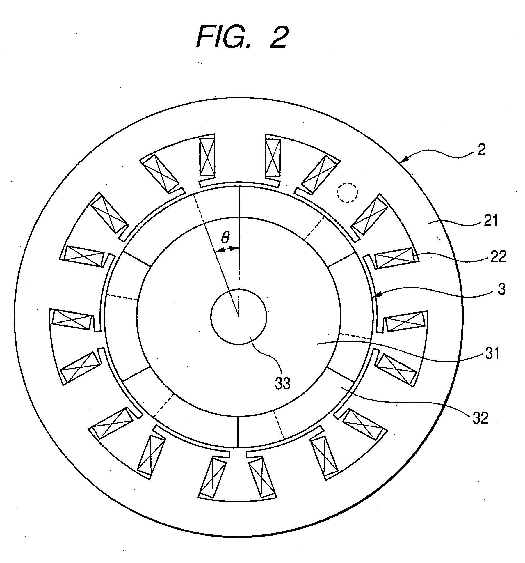 Permanent magnetic rotating machine