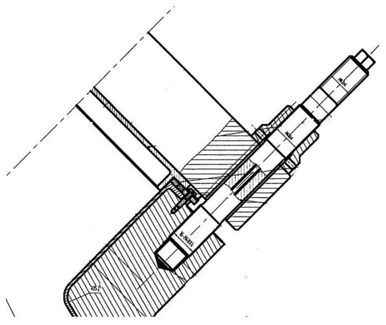 Manhole cover plate hoisting device for nuclear power unit voltage stabilizer