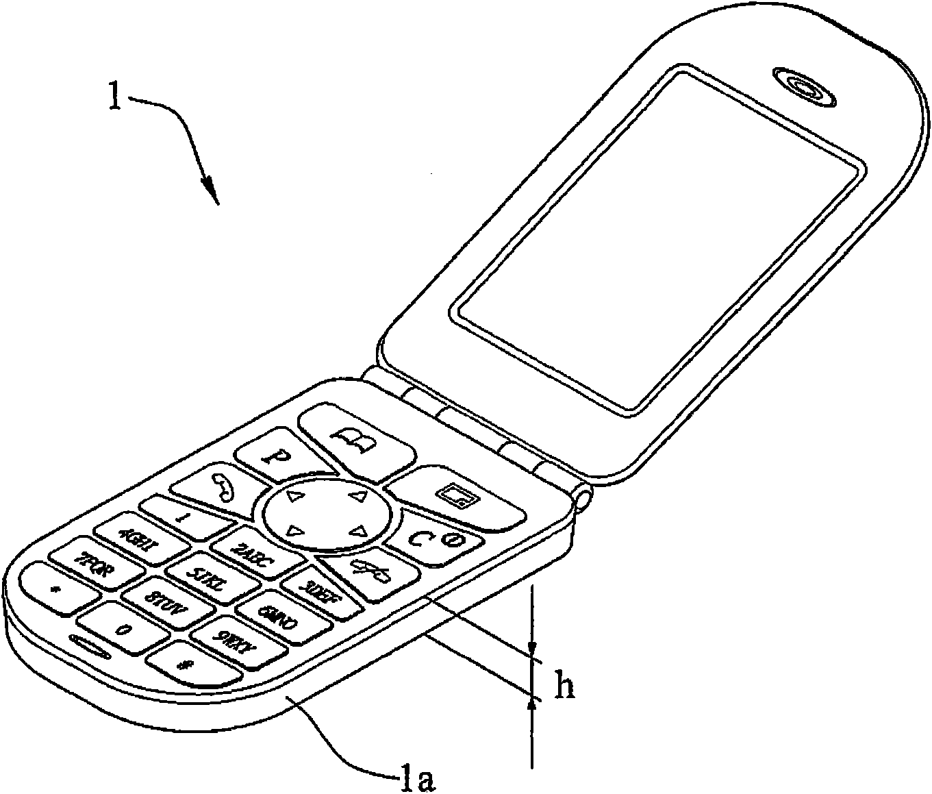 Memory element with radio identification function and portable electronic device