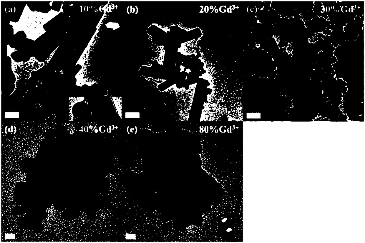 Lutetium potassium fluoride nanocrystal with phase change delay and greatly improved up-conversion luminescence intensity and preparation method of lutetium potassium fluoride nanocrystal