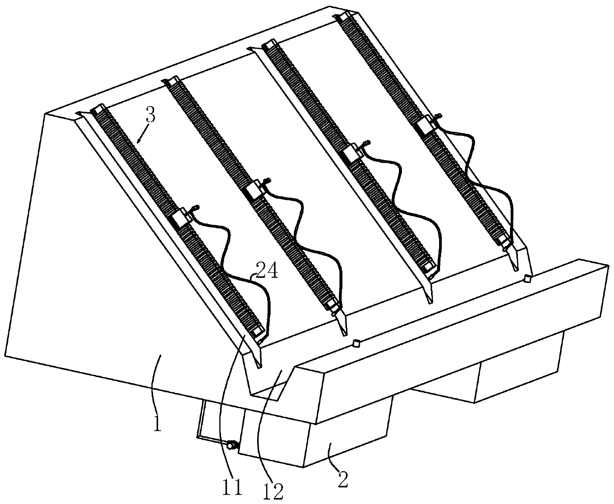 Novel slope protection and greening structure