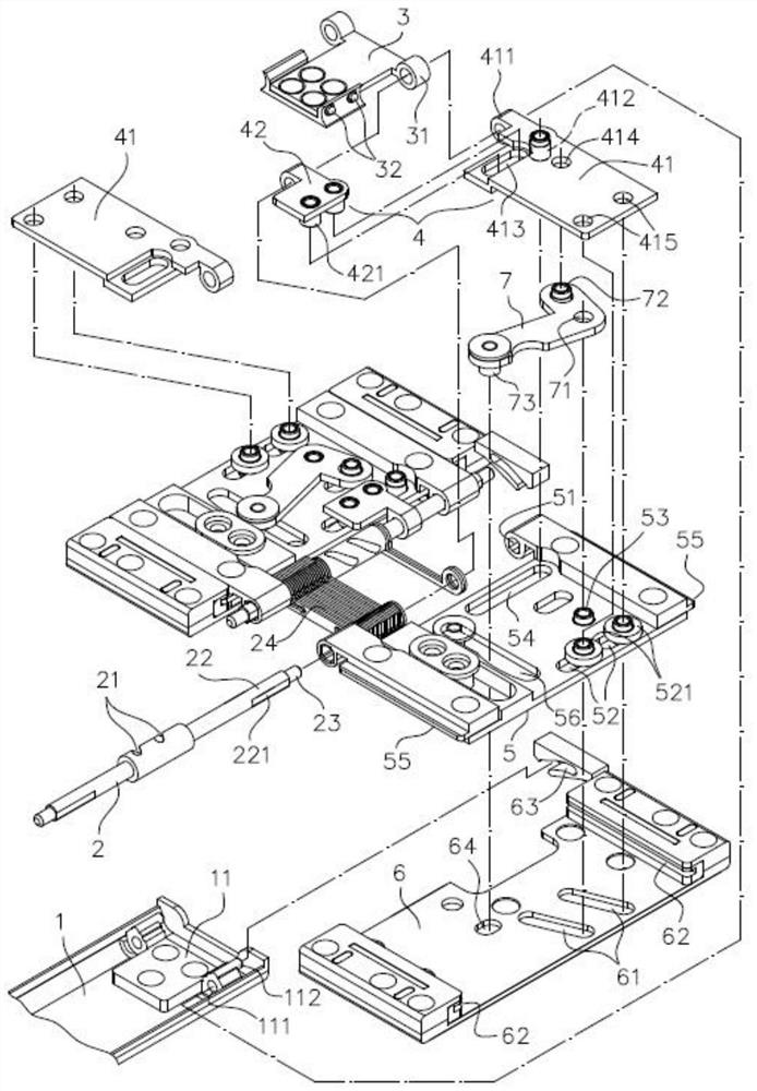 Double-screen rotating shaft structure