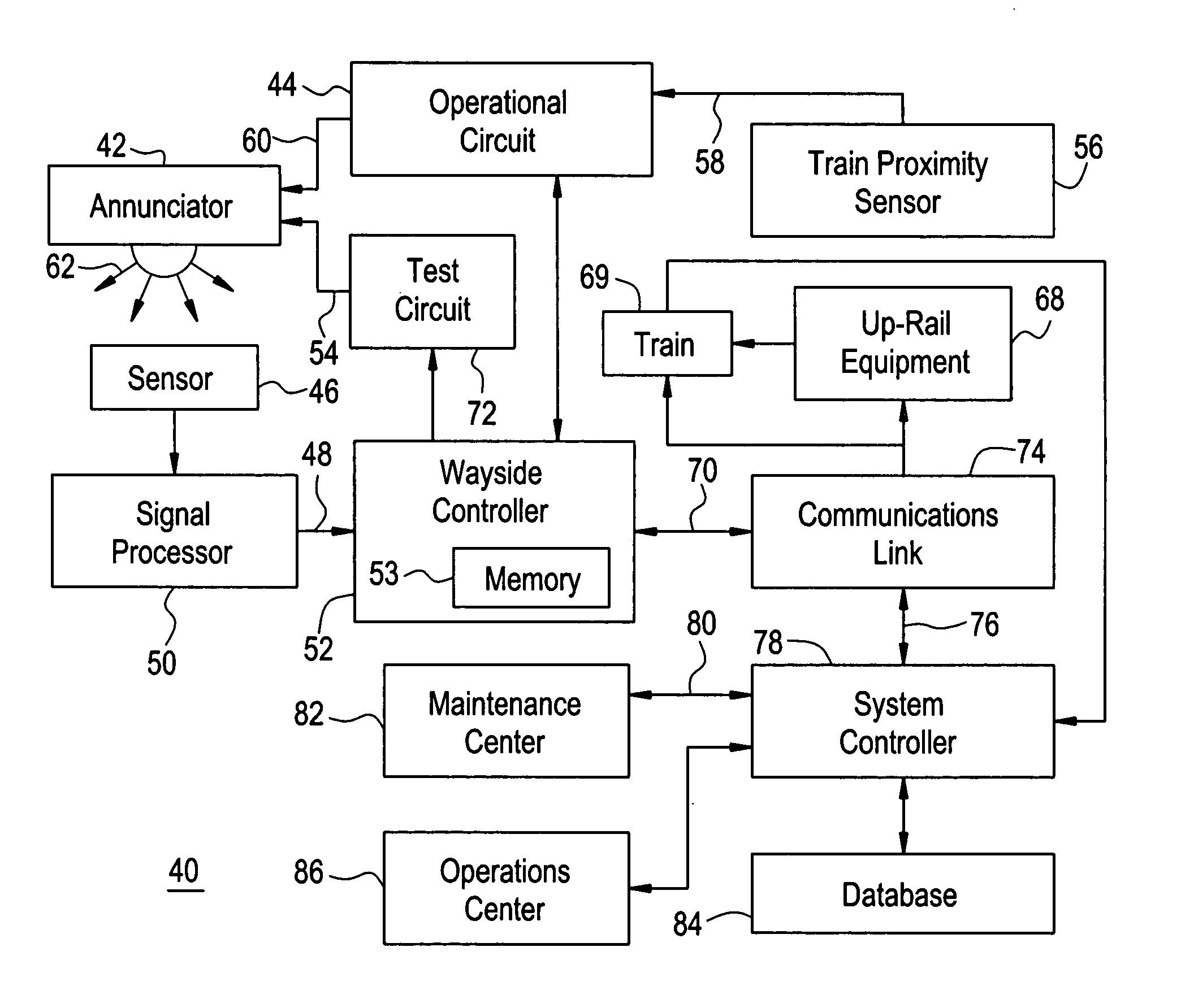 Apparatus and method for monitoring the output of a warning or indicator light