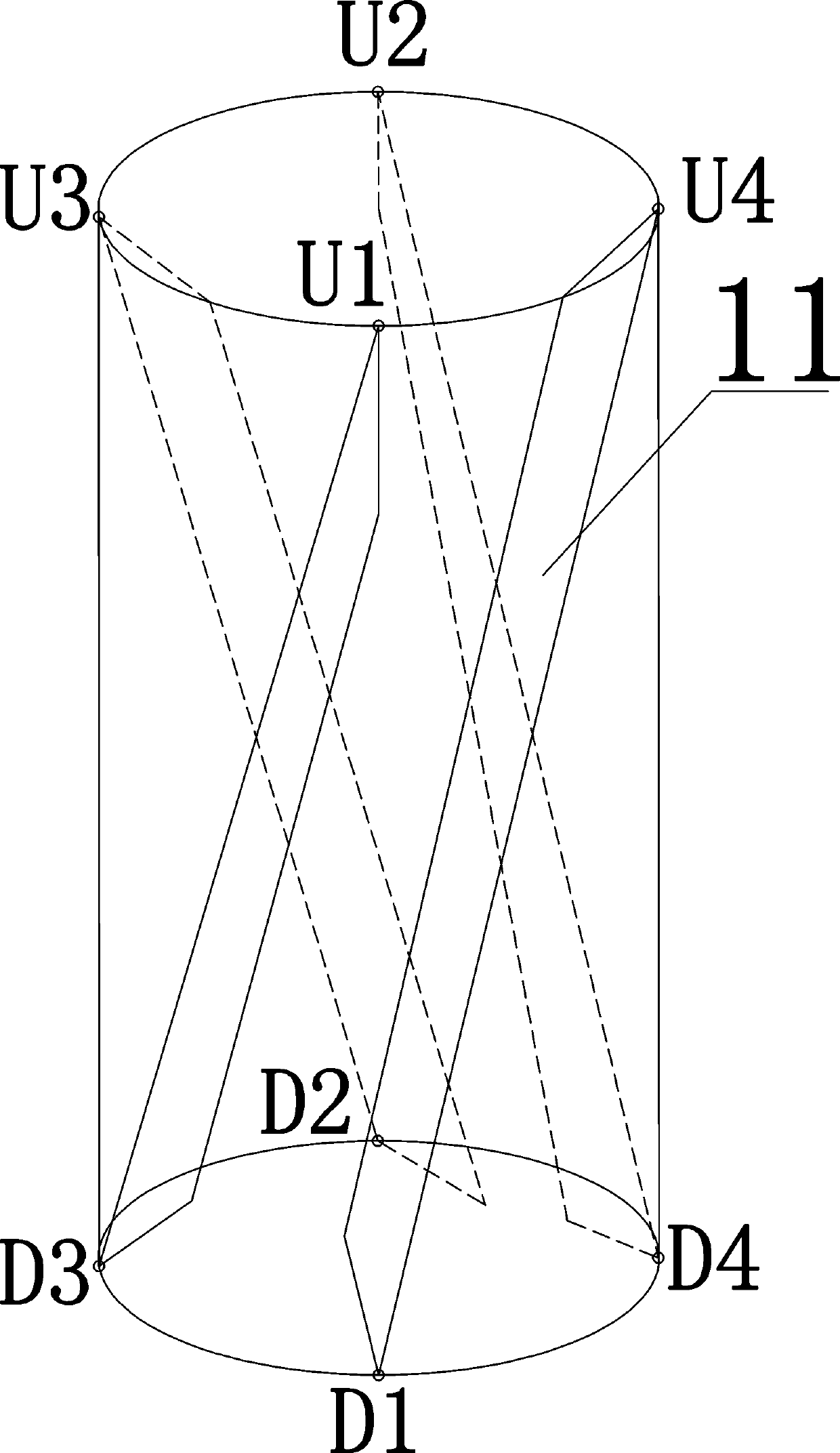 Online sewage cutting and smashing device