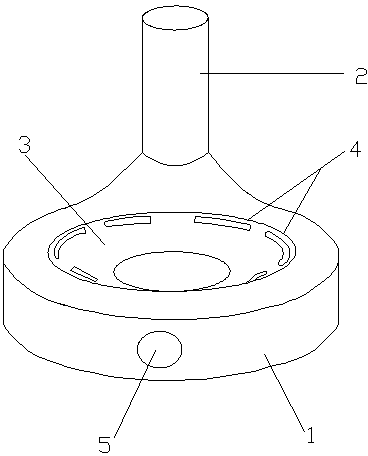 Safe and energy-saving stove chamber of gas stove