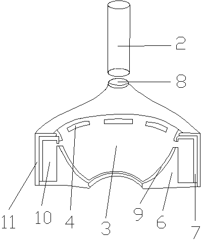 Safe and energy-saving stove chamber of gas stove