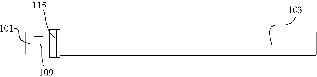 Backlight module of display device and white light LED