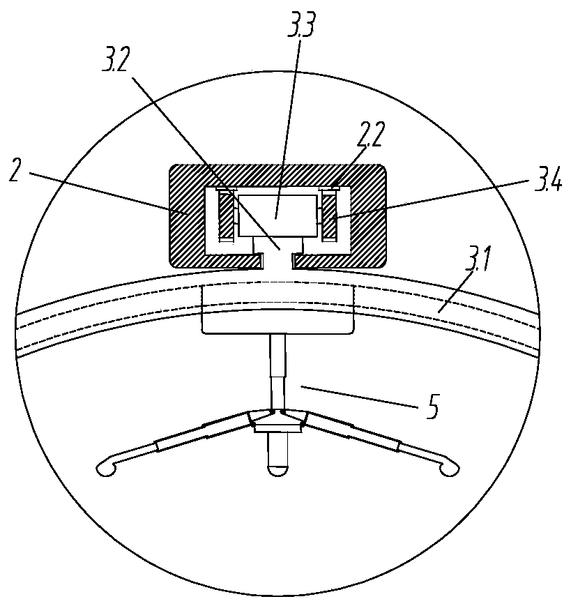 Monitoring device for auxiliary epilepsy surgery