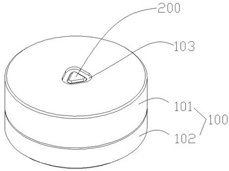 A bone conduction transmitter