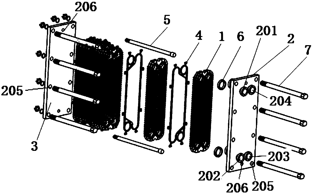 Heat storage plate type heat exchanger