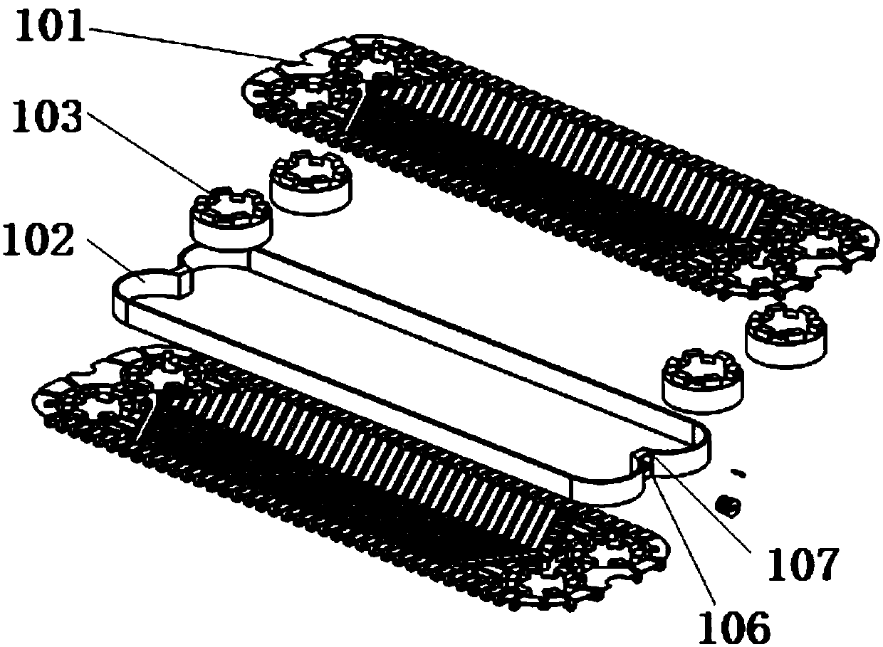 Heat storage plate type heat exchanger