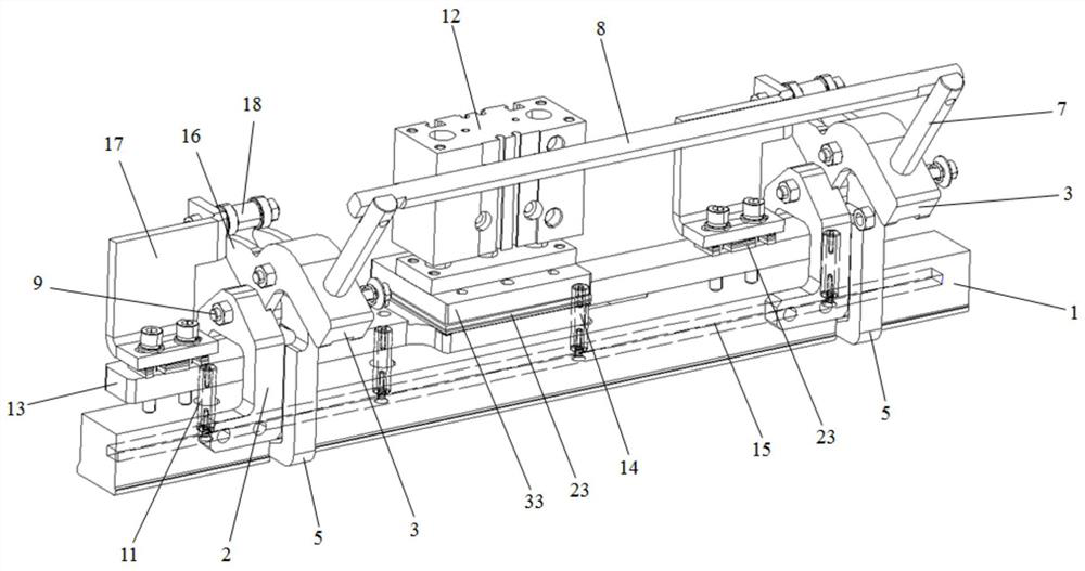 Seal strip mounting device