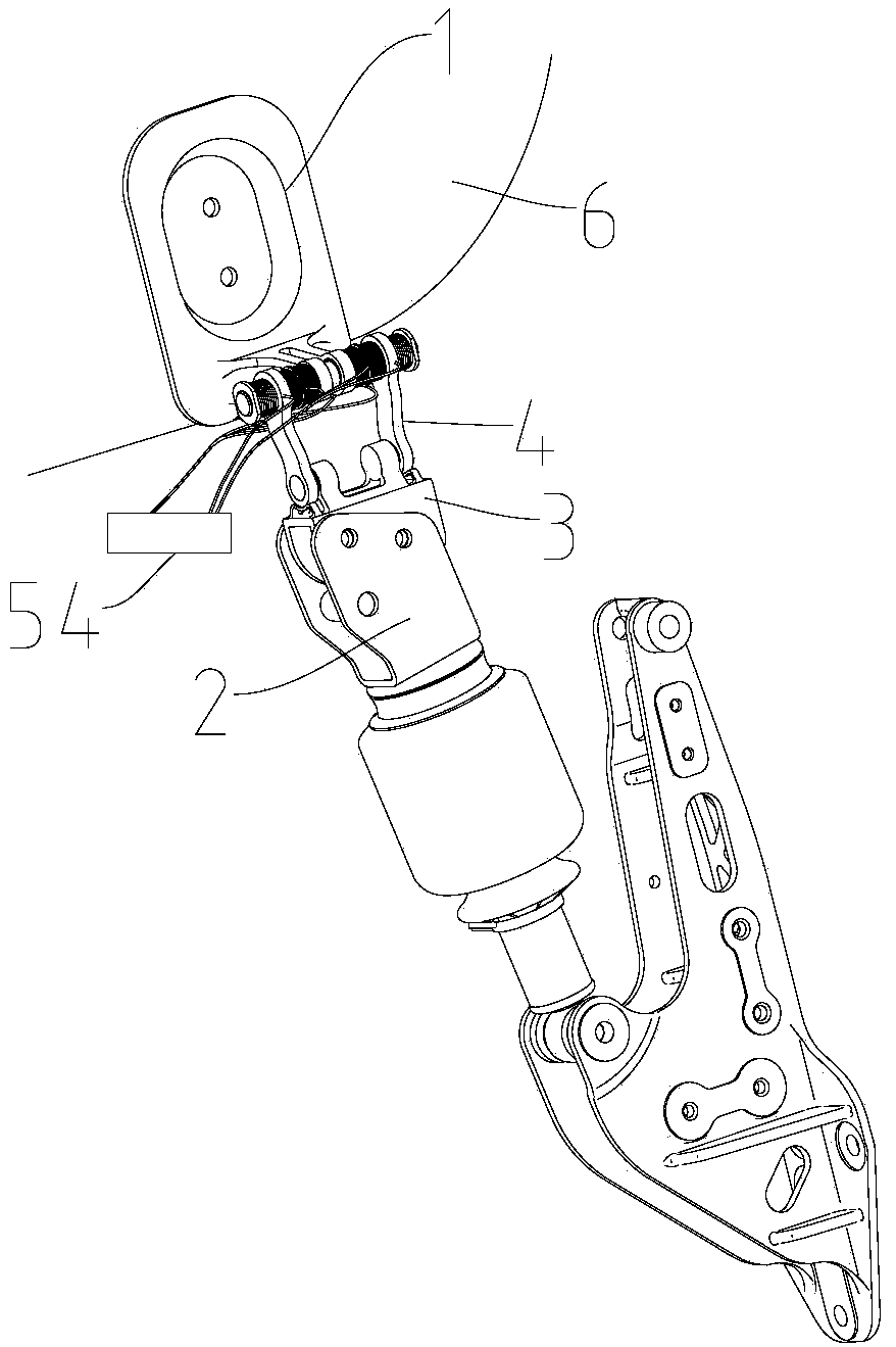 Locking mechanism, cab rear suspension locking mechanism and vehicle