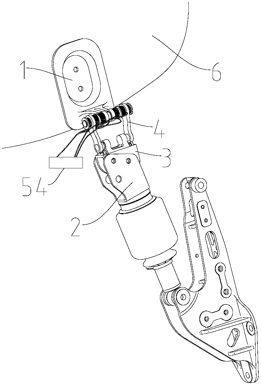 Locking mechanism, cab rear suspension locking mechanism and vehicle