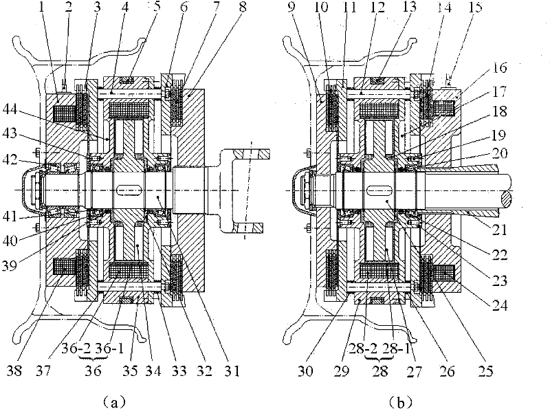 Impeller type magneto rheological fluid brake for vehicle