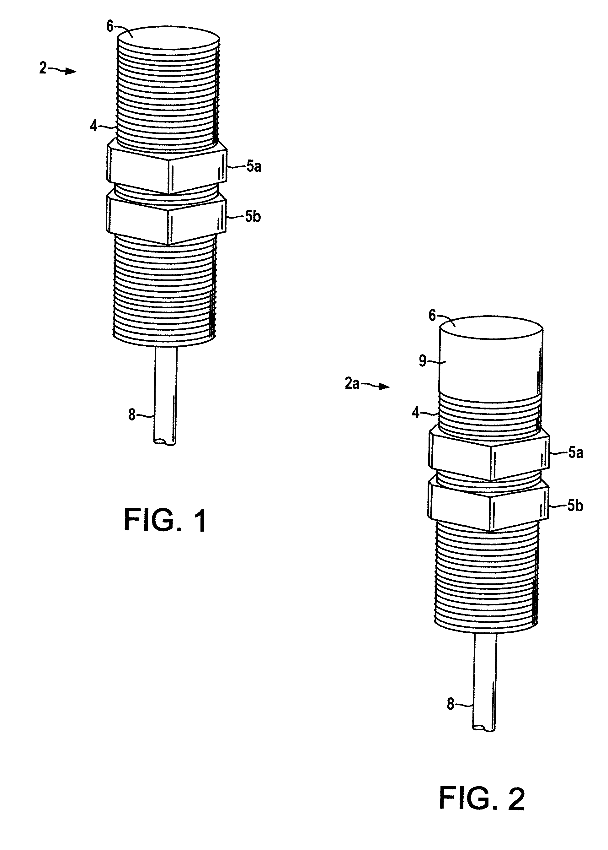 Metal face inductive proximity sensor