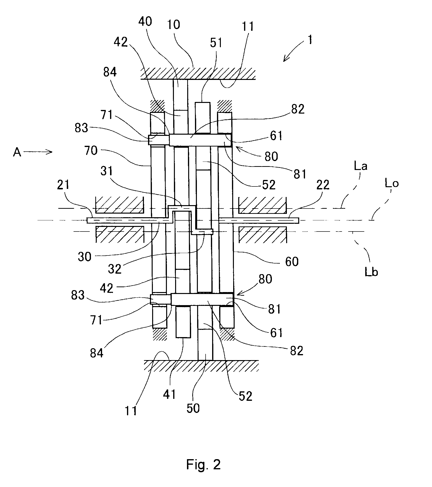 Speed change gear and manufacturing method therefor