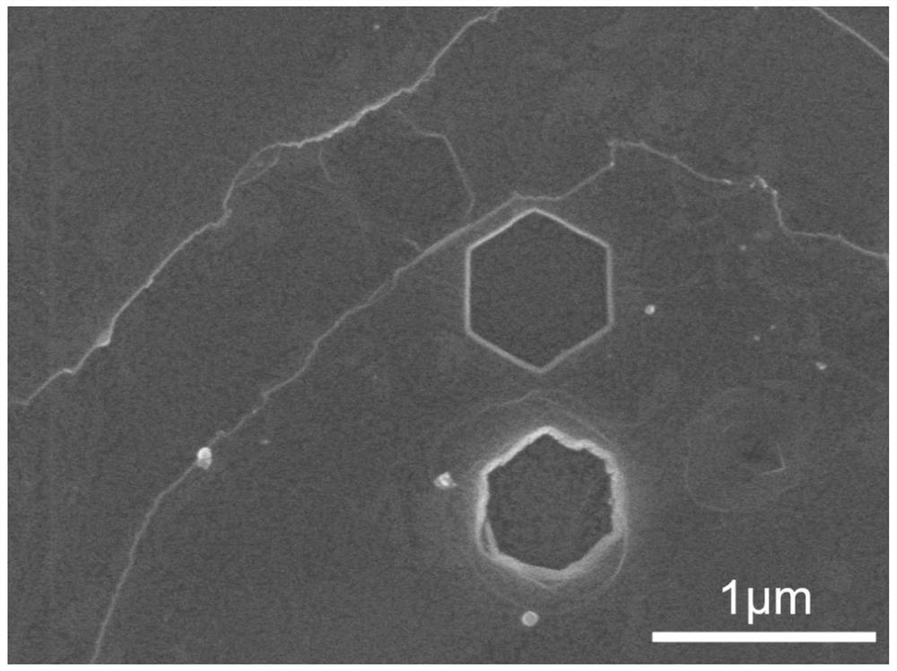 Graphite film surface etching method