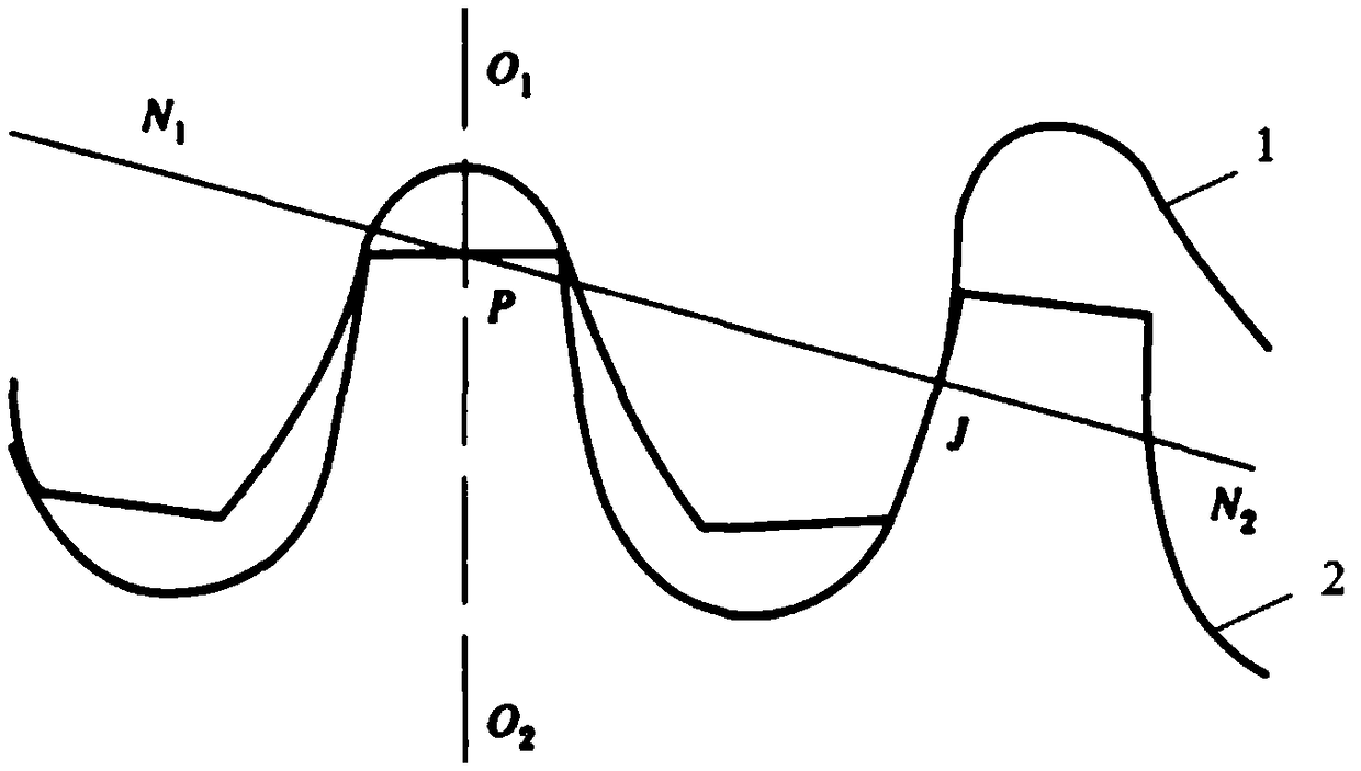 Point and line engaged worm lifting mechanism