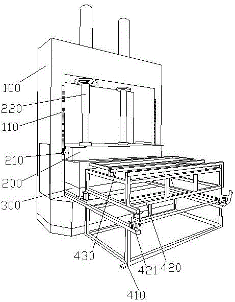 A high-pressure grouting equipment for longitudinal extrusion molding and its high-pressure grouting production process