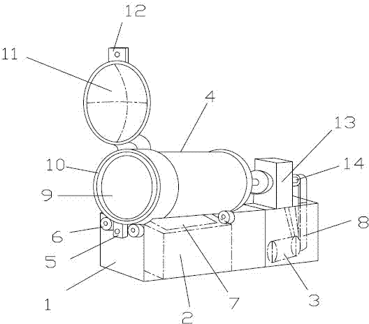 Drum-type herbal medicine roaster