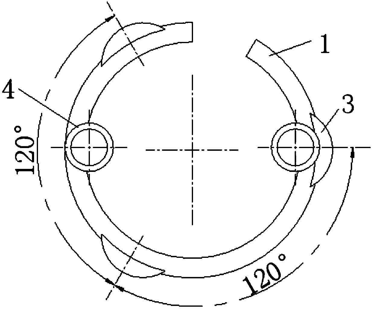 Smooth blasting loading device