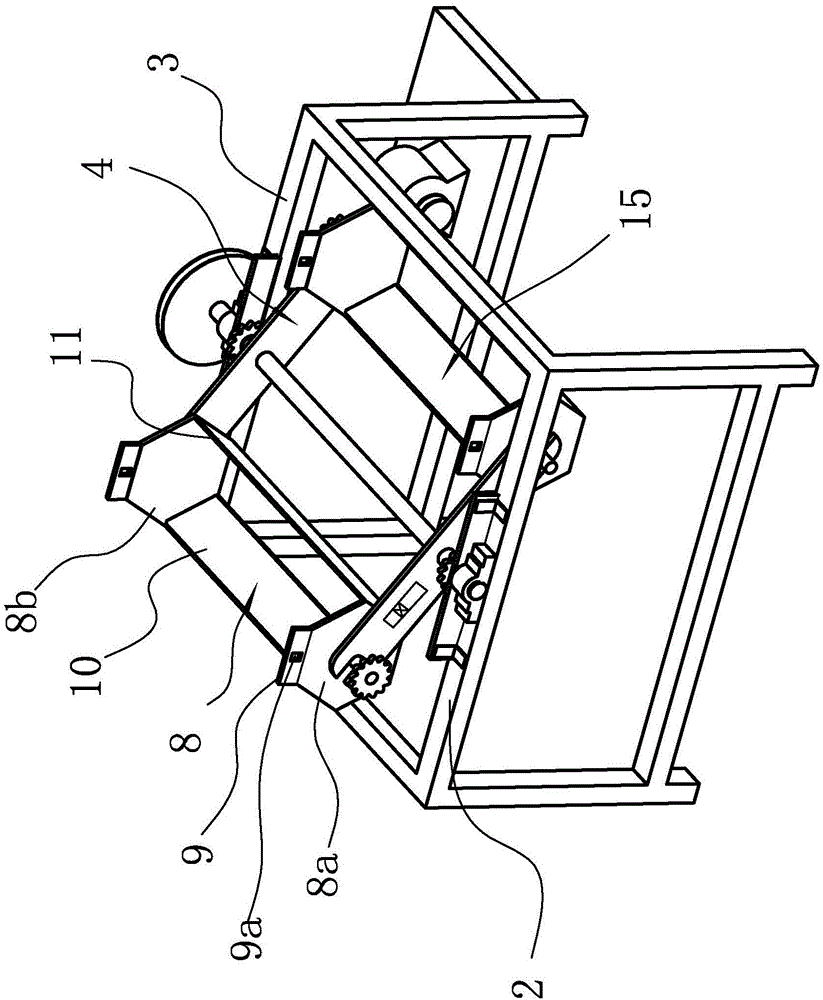 Improved rotating grinding machine