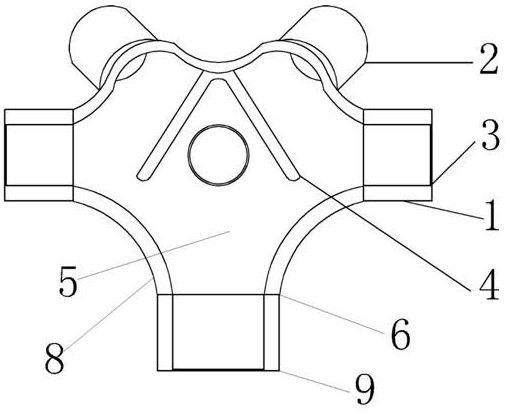 Novel fabricated cast steel joint of grid structure