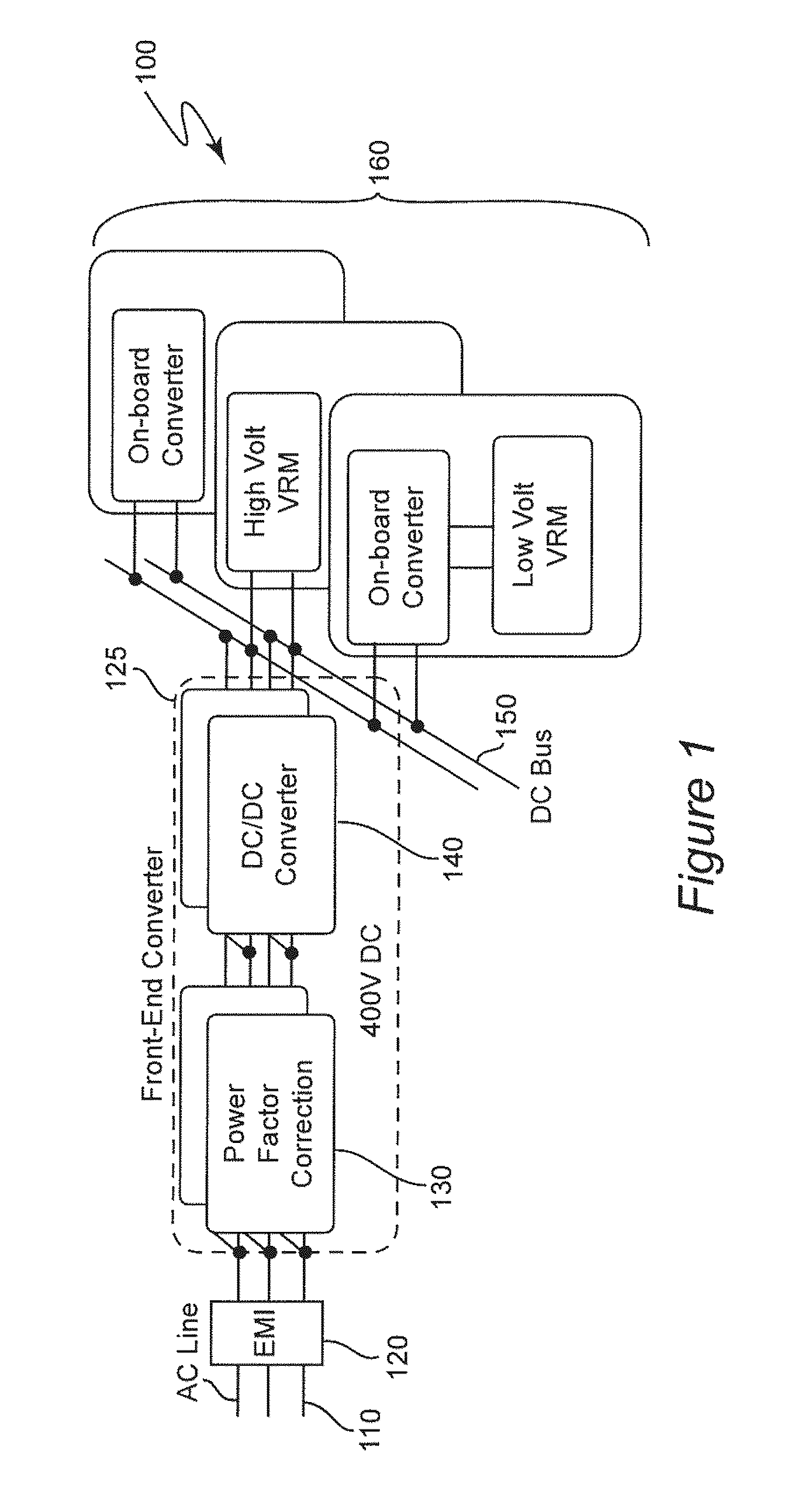 Adaptive on-time control for power factor correction stage light load efficiency