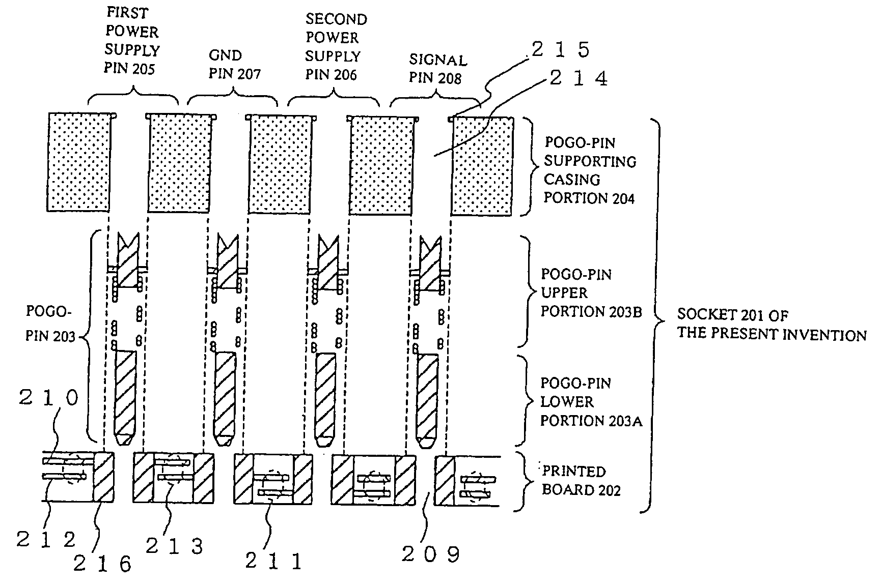 Lsi test socket for bga