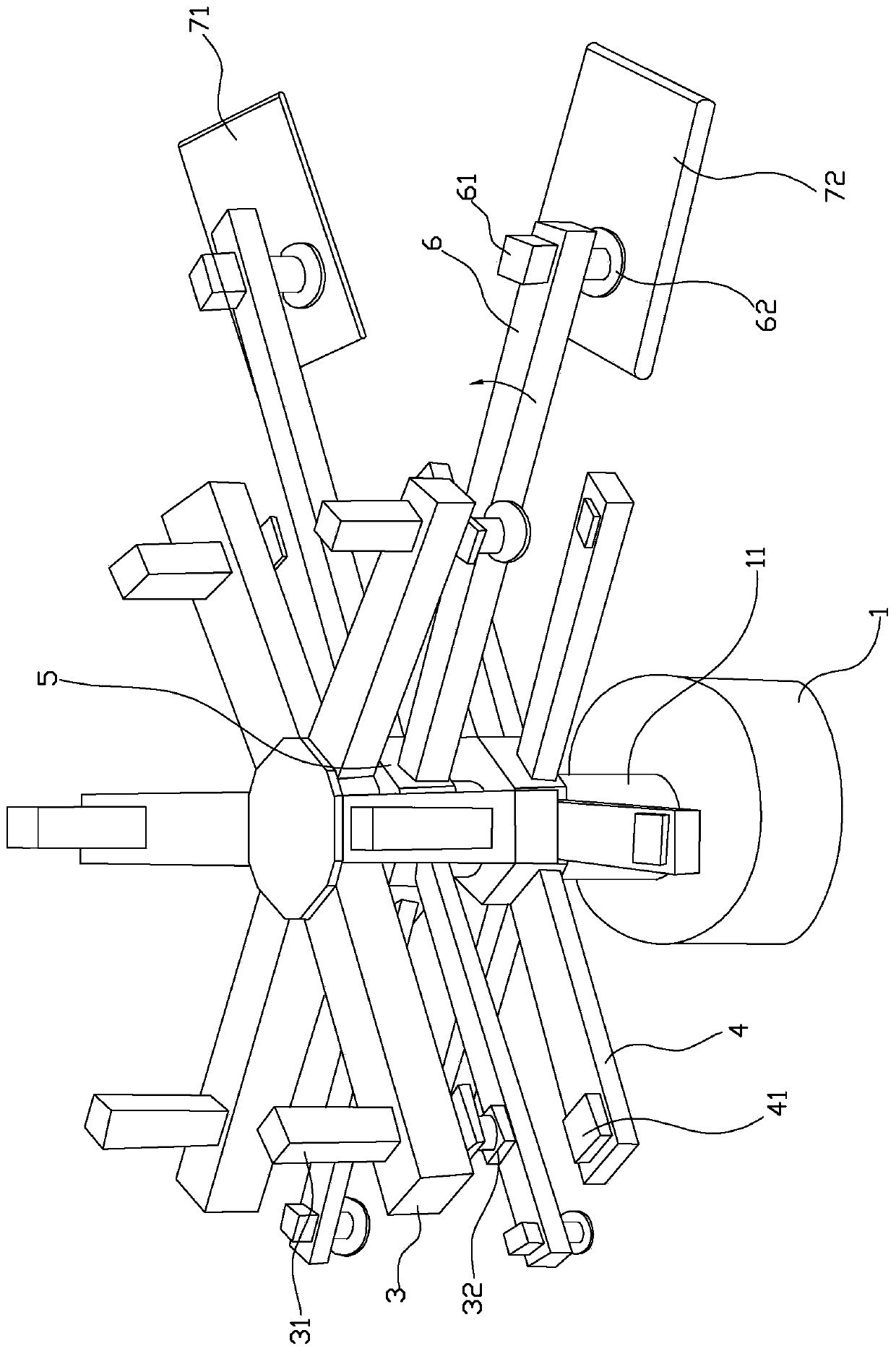 A multi-station continuous stamping device