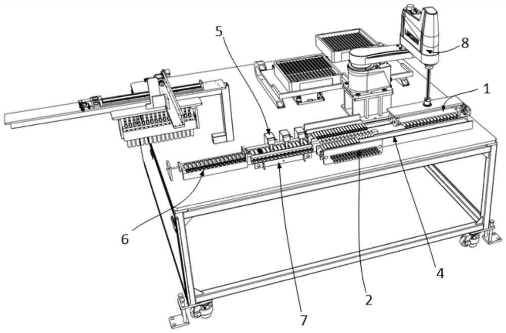 A kind of positive and negative battery cell direction screening transmission method