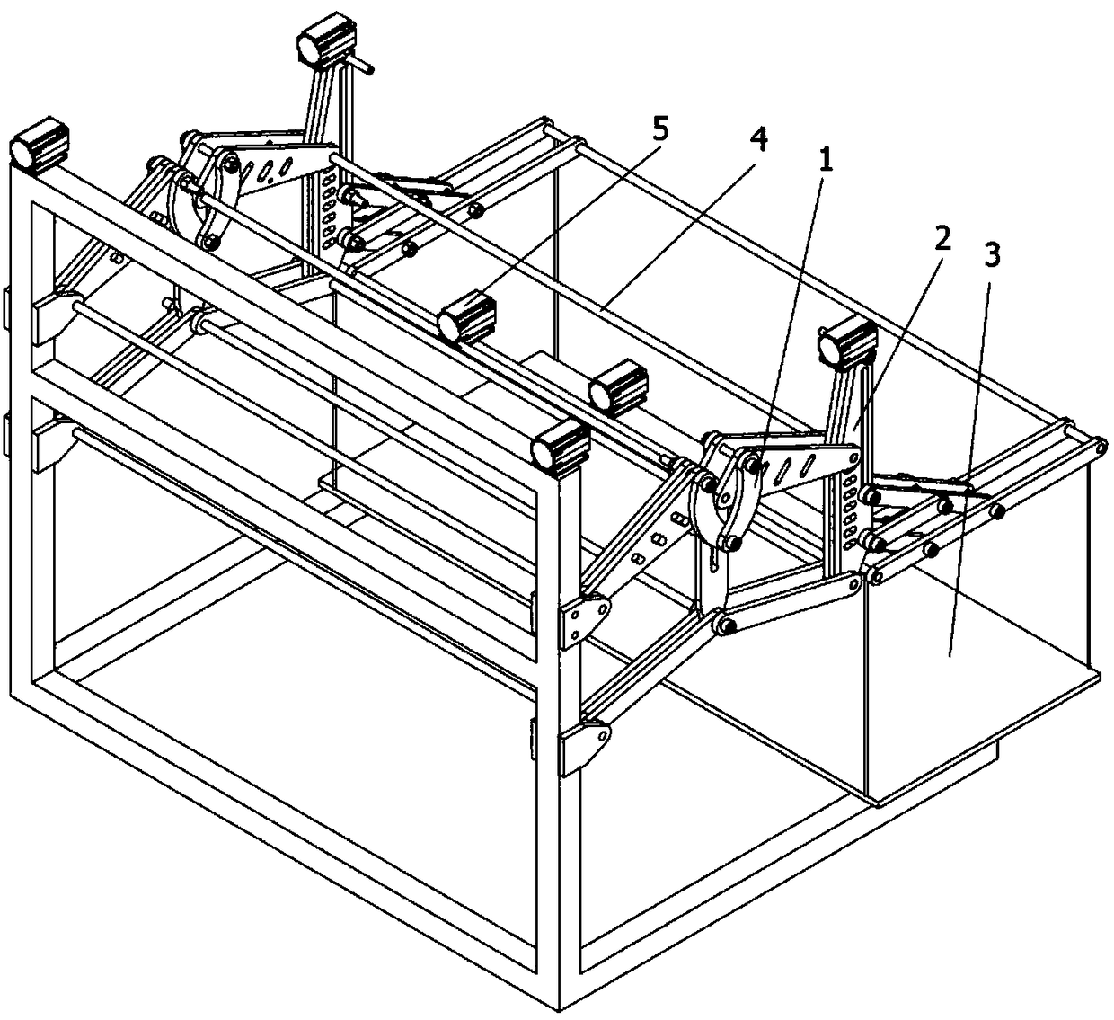 Double-layer lifting type three-dimensional garage