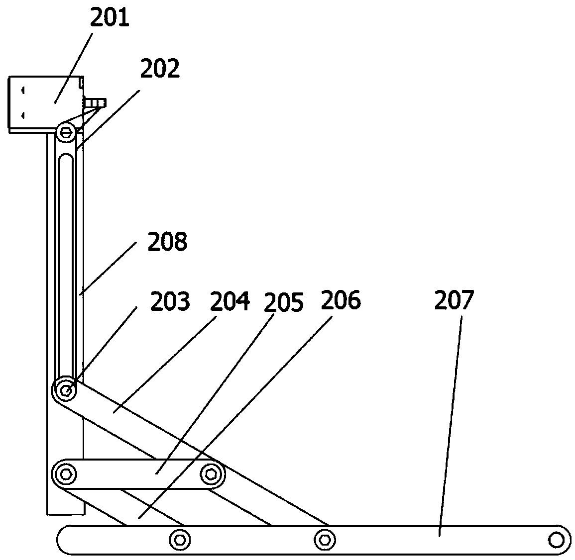 Double-layer lifting type three-dimensional garage