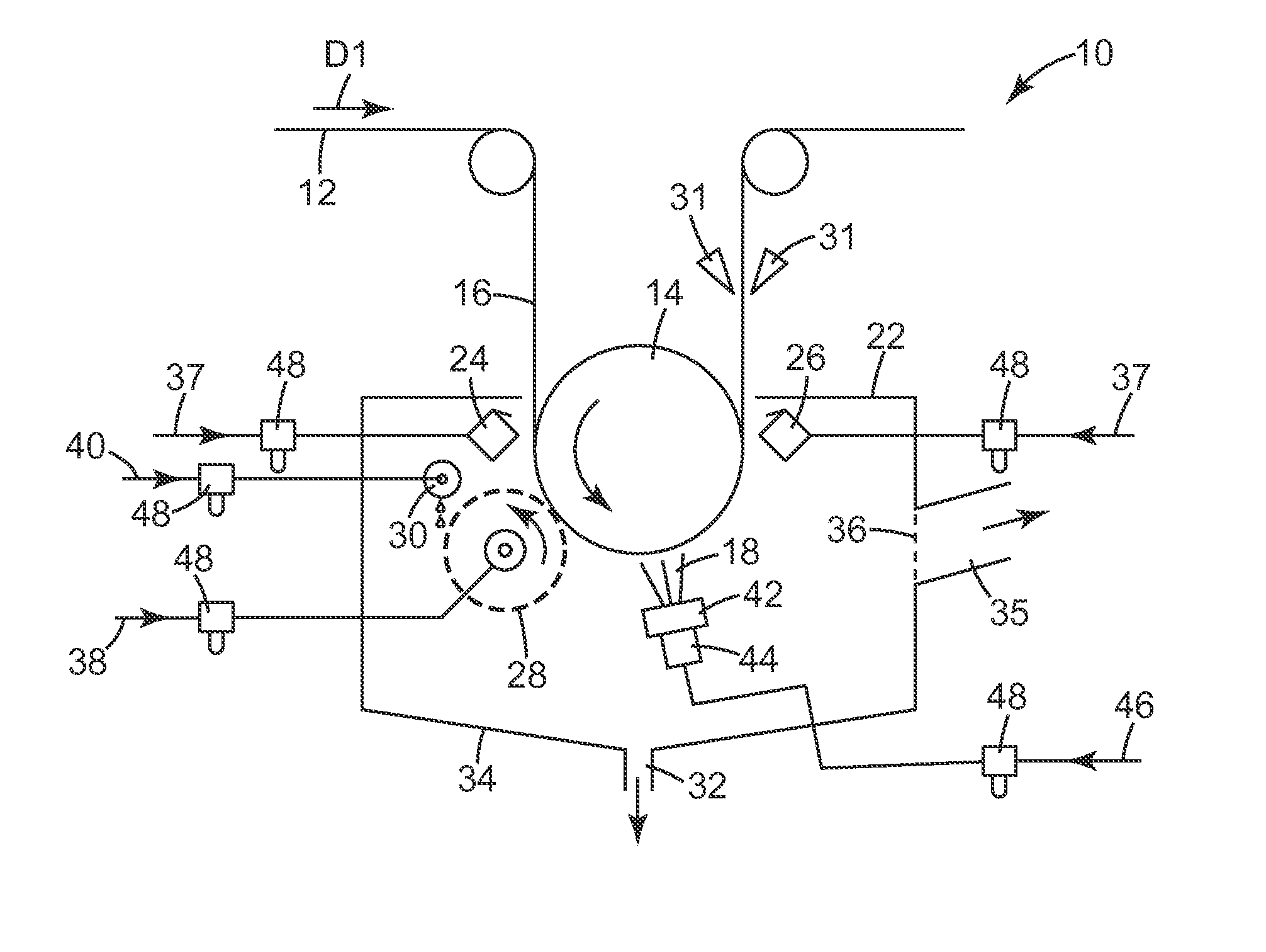 Apparatus and Method for Cleaning Flexible Webs