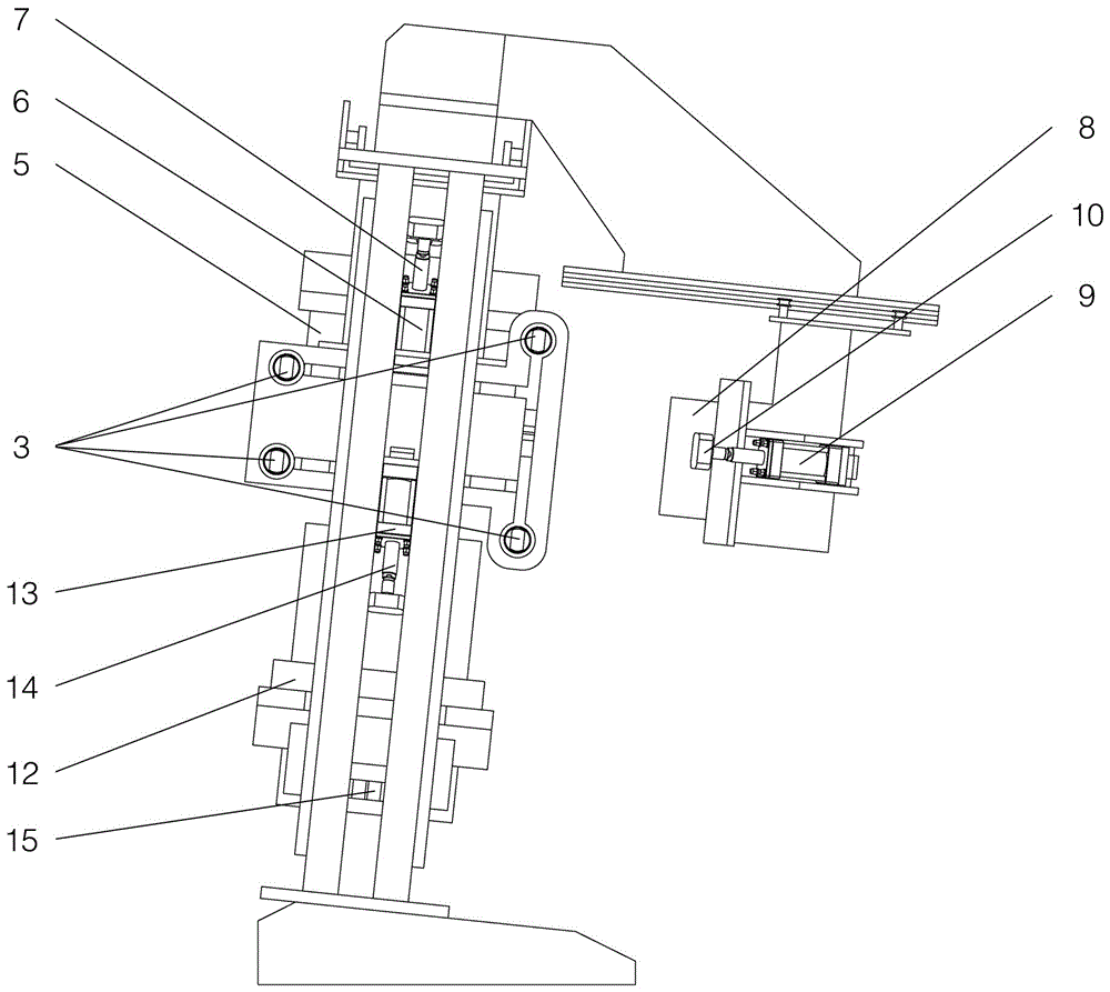 Full-contact one-piece toilet bowl body mold clamping and releasing method