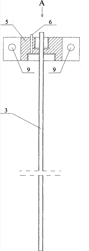 Freezing sampler for sediments in different depth of rivers or lakes