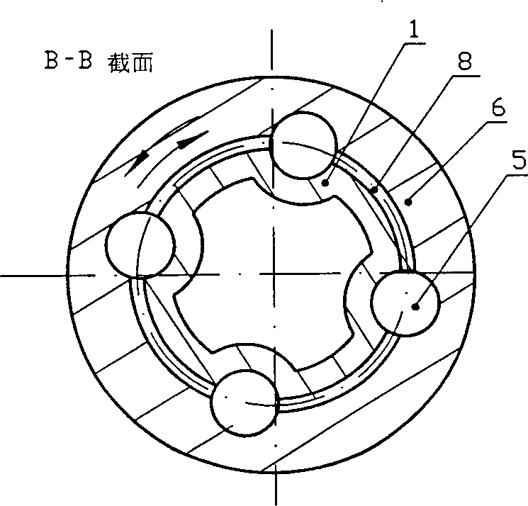 Engine with rolling screw