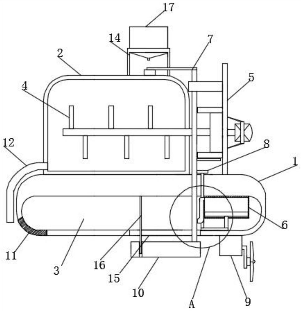 Fishpond disinfection device for freshwater fish culture