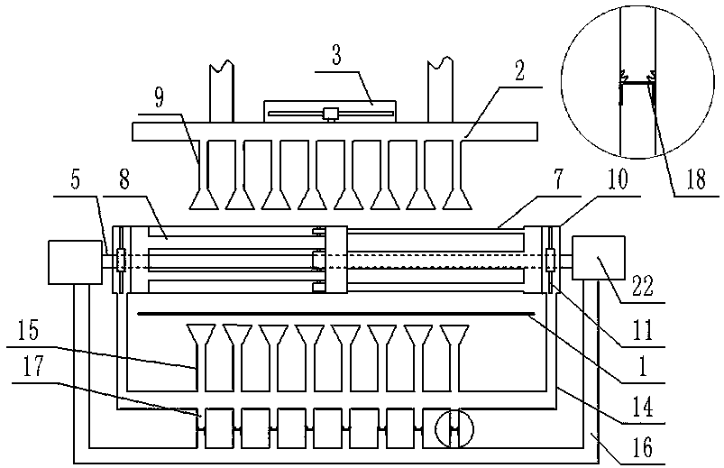 Sealing width adjustable sealing machine