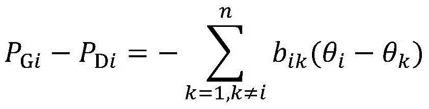 Method for acquiring a transmission coefficient of a source-load equivariant symmetrical power in an AC main.