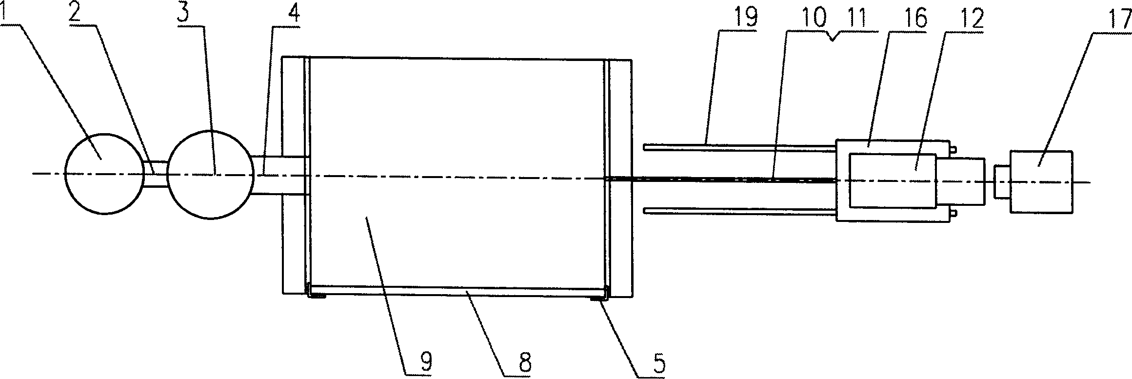 Producing equipment and method for inorganic material composite coating steel pipeline