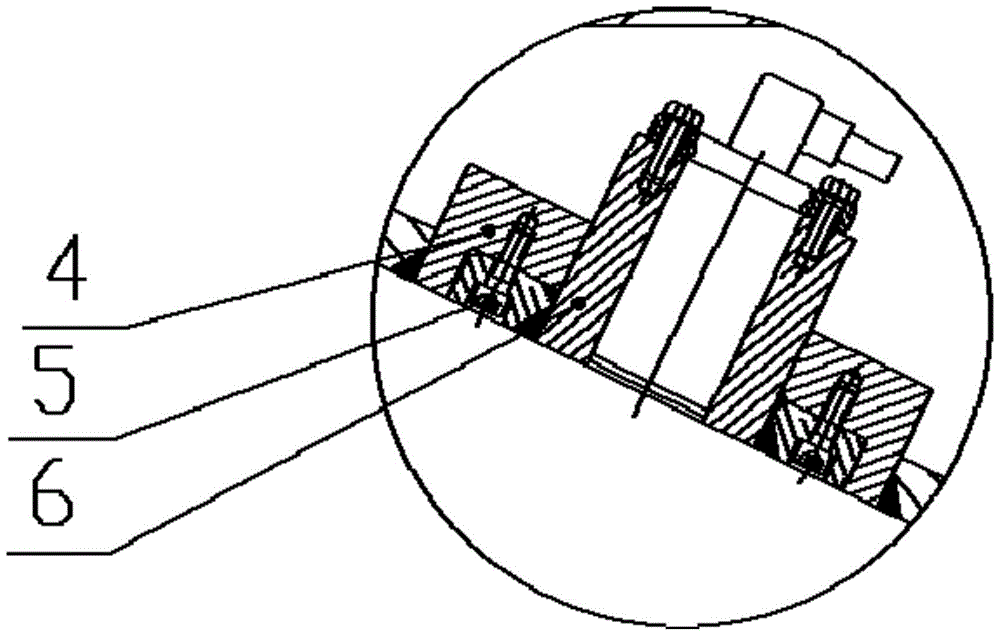 A device for judging whether the earth pressure balance shield earth bin is full