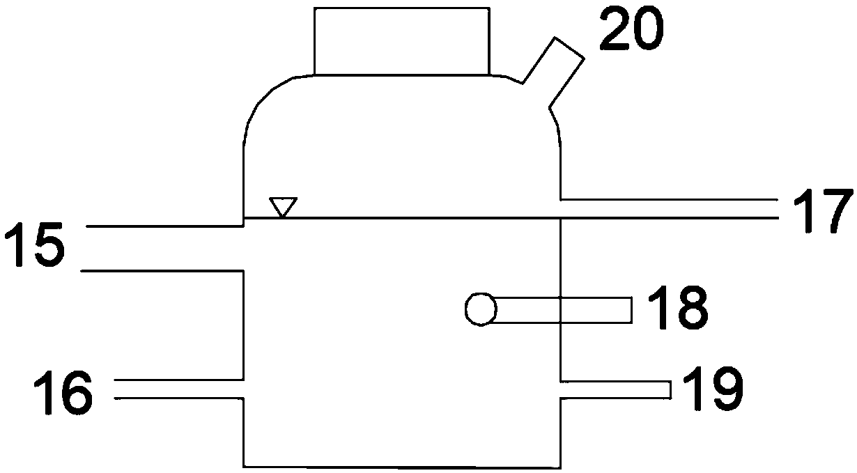 Method for preparing medium-chain fatty acid on hollow fiber membrane by utilizing fermentation of synthesis gas