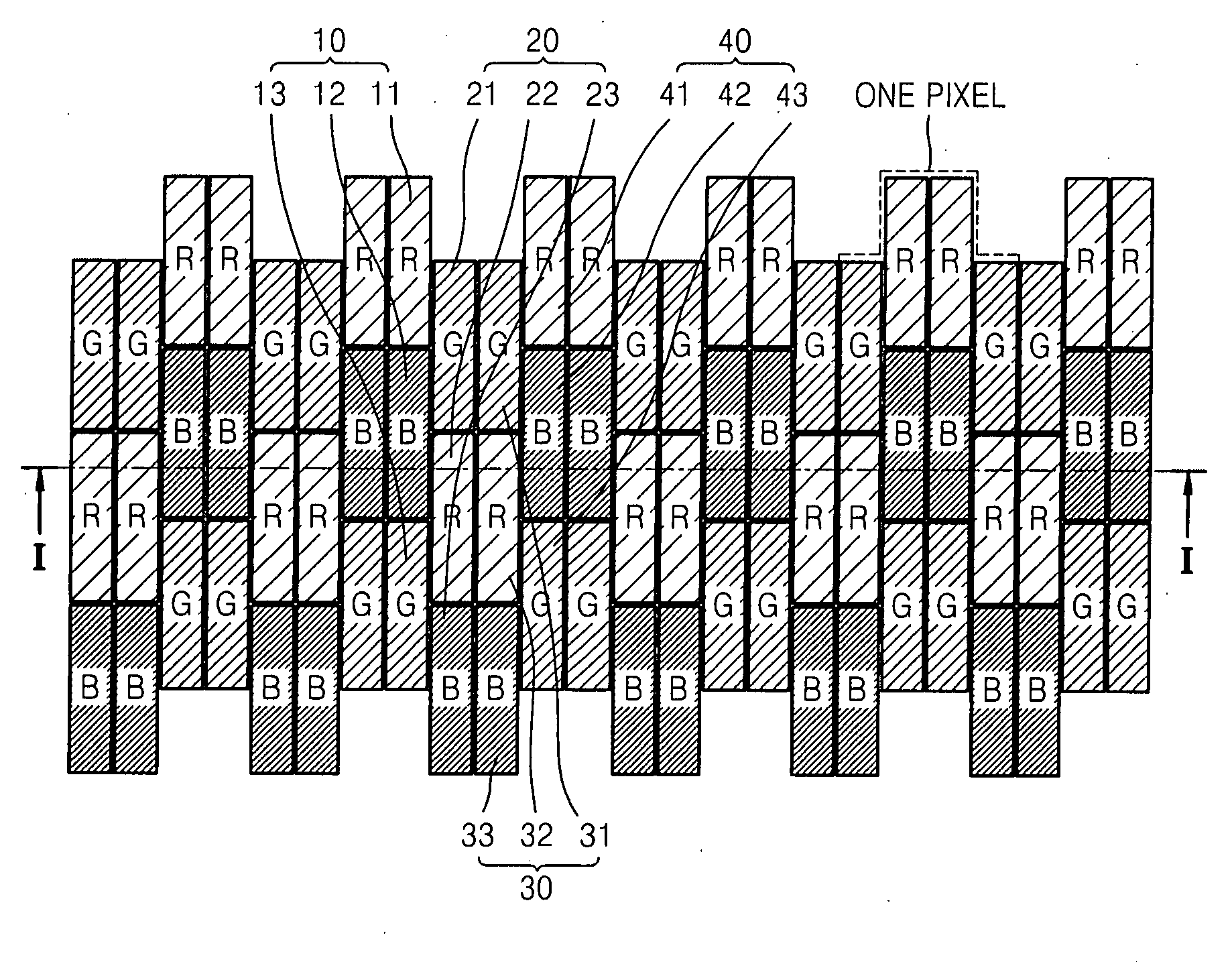 Dual view display panel