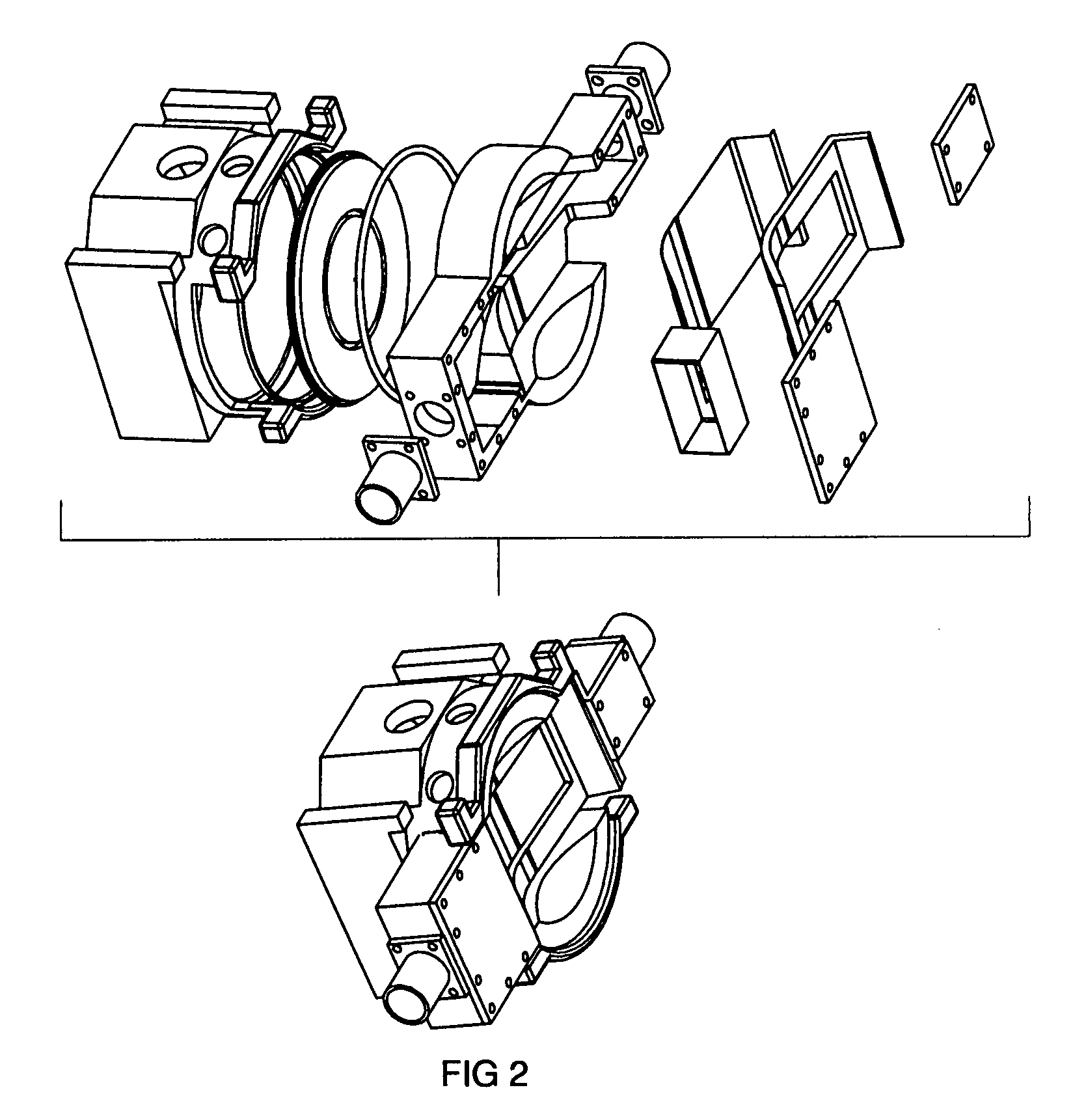 Resolution improvement in the coupling of planar differential mobility analyzers with mass spectrometers or other analyzers and detectors