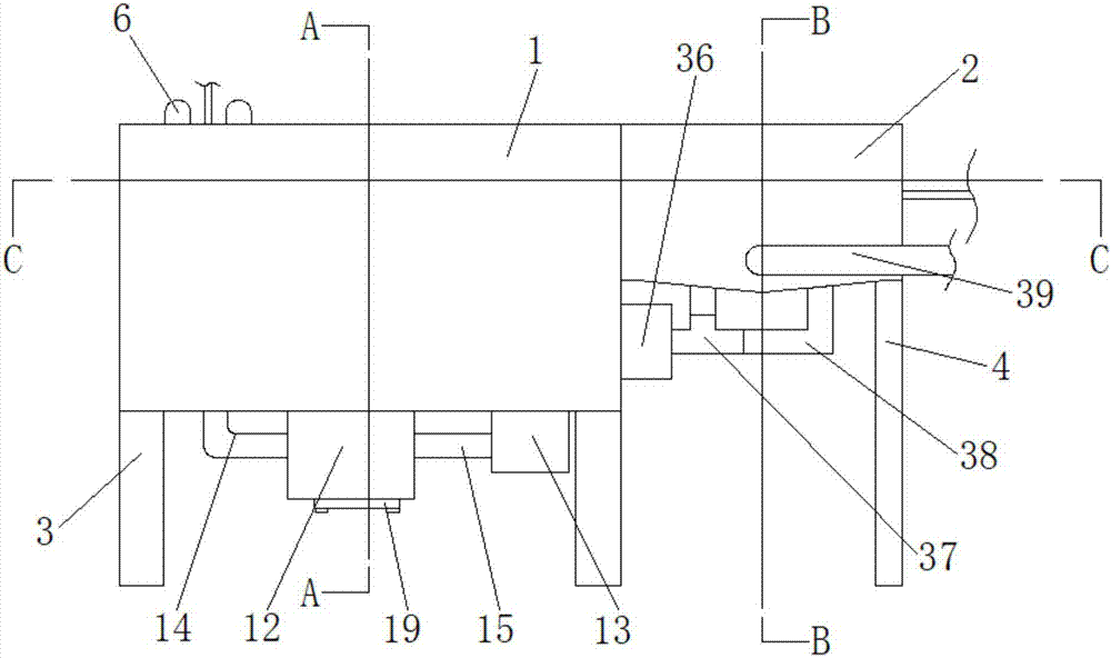 Cleaning and drying integrated machine with water recycling function for textile